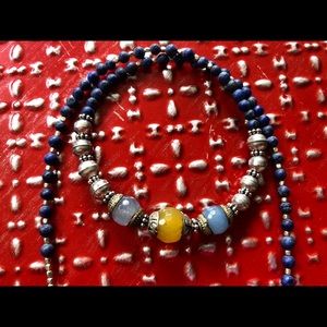 Sterling Sliver and Lapis Lazuli necklace